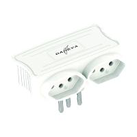 Multiplicador Usb Daneva Carregador 2 Usb Saida 5V 1,5A + 2 Tomadas - 1
