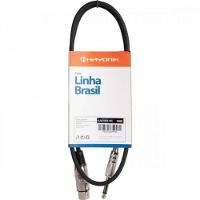 Cabo Para Microfone Linha Brasil Xlr(f) X P10 1m Preto Hayonik - 5