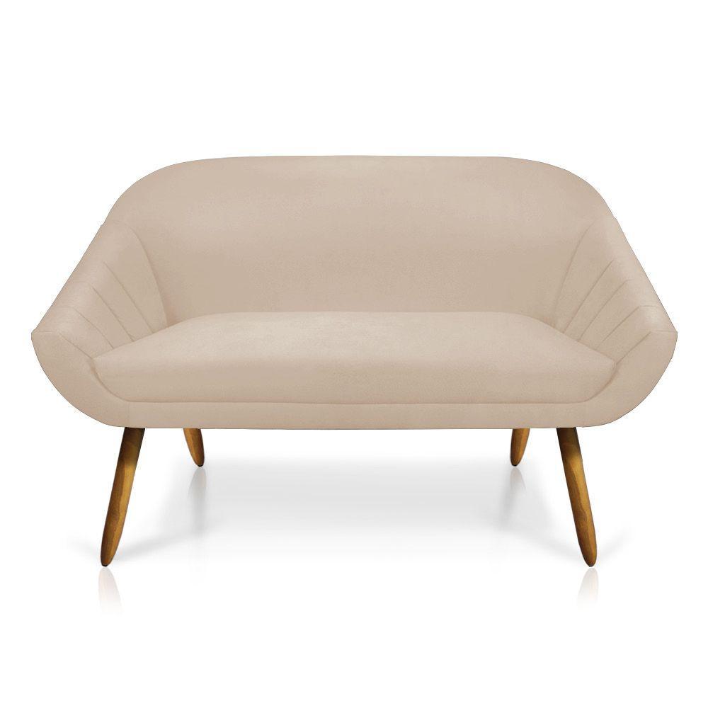 Kit 1 Namoradeira 2 Lugares 1 Poltrona Giovana Pés Palito - 3