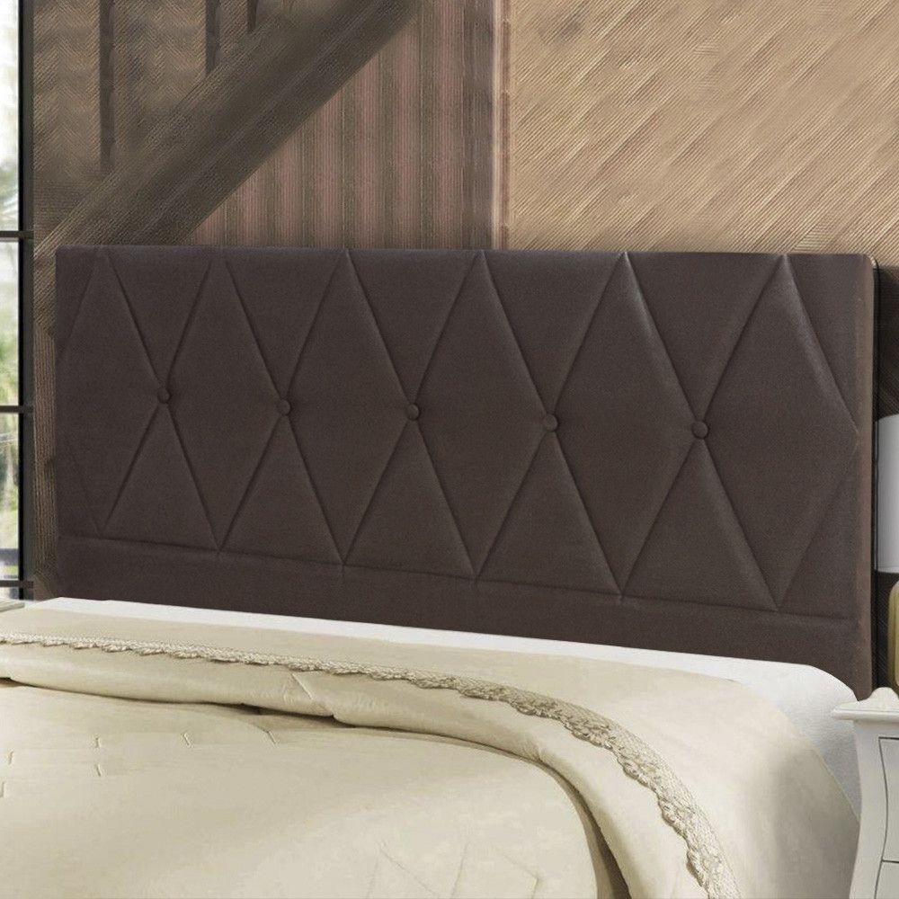 Cabeceira Box Casal Js Heloisa 1,40m Cafe - 3