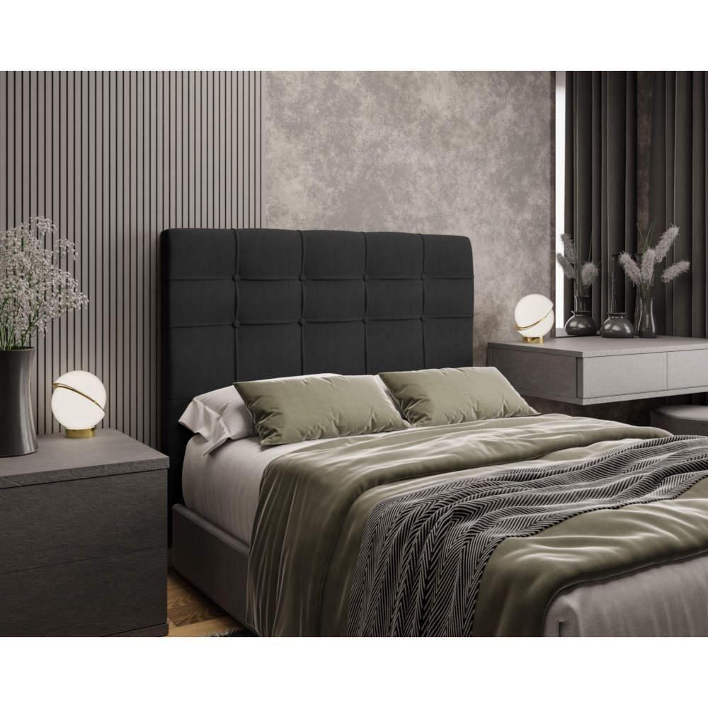 Cabeceira Casal Estofada Veloplus Dobuê Hanover - 2