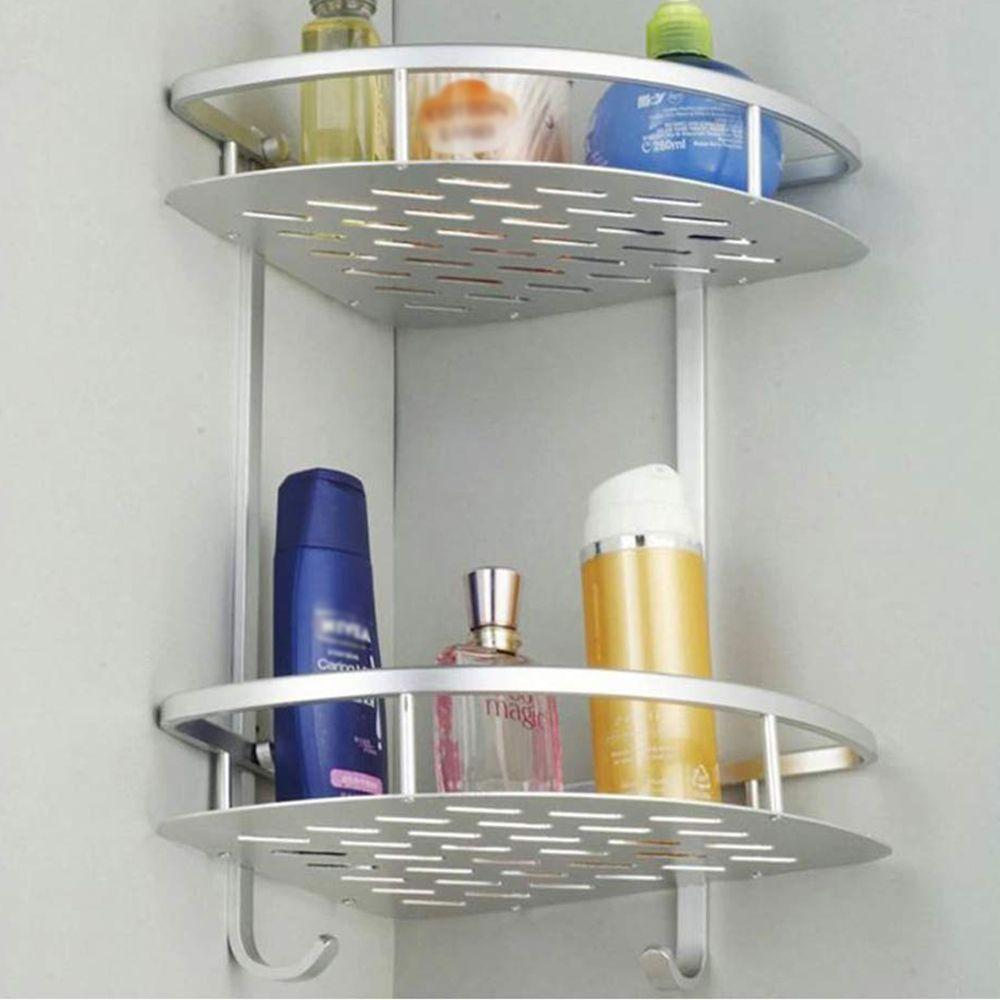 Suporte De Shampoo Aluminio Rack De Banheiro Sabonete Prateleiras Parede - 8