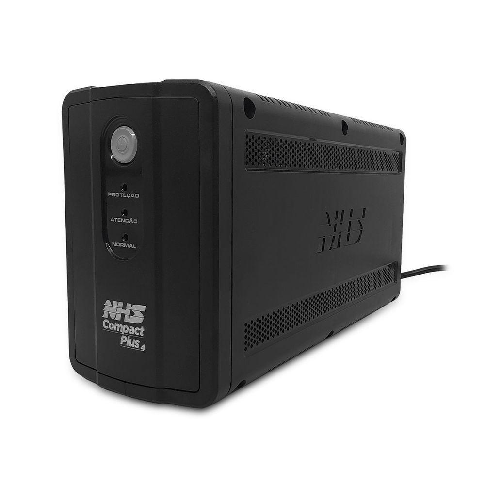 Nobreak 1000va Nhs Compact Plus 4 Senoidal, Entrada Bivolt, S/120v, Bat. 2x 7ah/12v - 91.a0.a01000 - 4