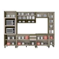 Kit De Cozinha 8Pçs (2 Armários + 2 Balcões + 2 Paneleiros + 2 Complementos) C8p07 Duna/cristal - 2