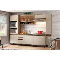 Kit De Cozinha 8Pçs (2 Armários + 2 Balcões + 2 Paneleiros + 2 Complementos) C8p07 Duna/cristal - 3