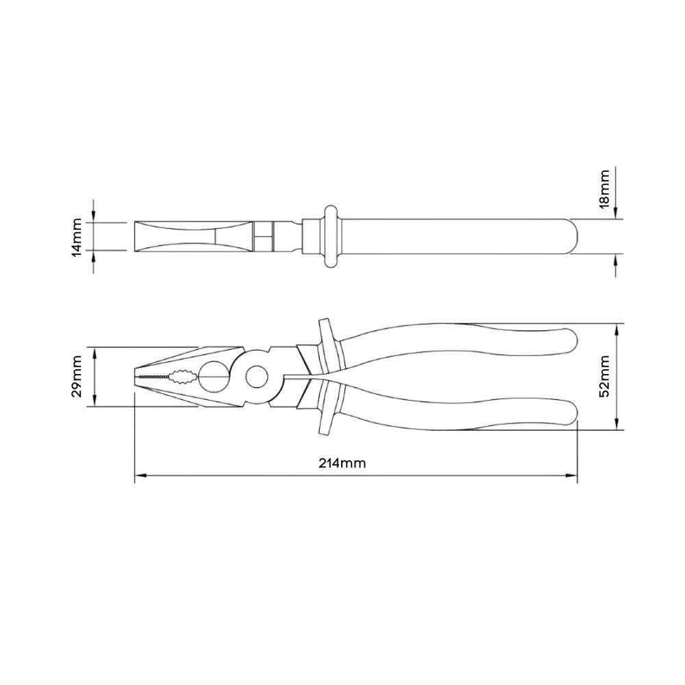 Alicate Universal 8" Pro - Tramontina - 2