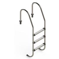 Escada Para Piscina Com 3 Degraus Em Aço Inox - 1