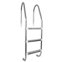 Escada Para Piscina Com 3 Degraus Em Aço Inox - 2