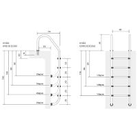 Escada Para Piscina Com 3 Degraus Em Aço Inox - 5