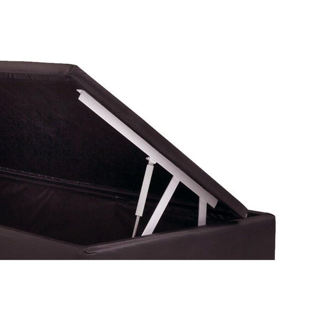 Cama Box Baú Solteiro Universal Courano Brown (88x188x35) - Ortobom - 3