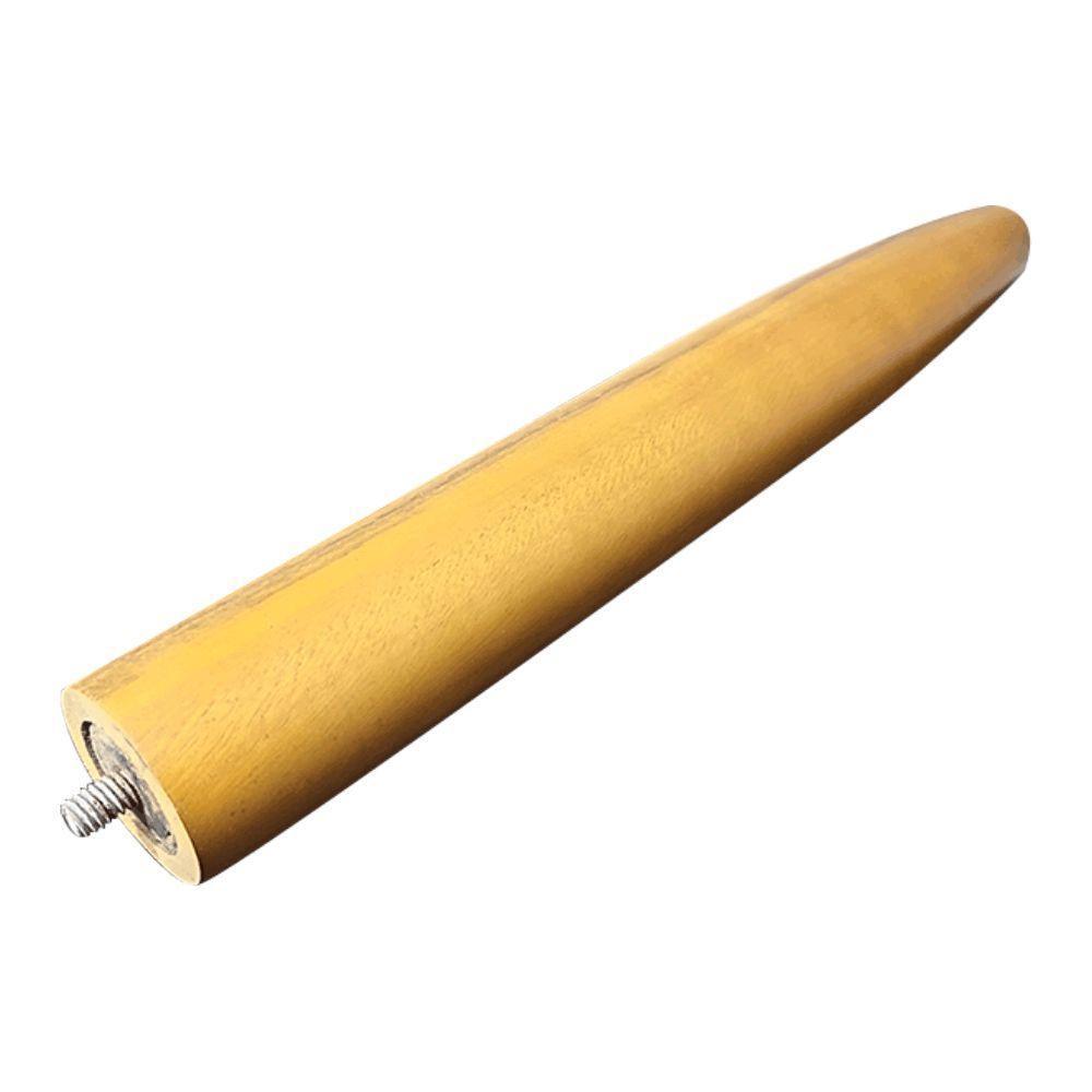 Kit 4 Pés Palito Madeira 30Cm Para Poltrona Mesa Lateral Puff Mel G75 - Gran Belo - 8