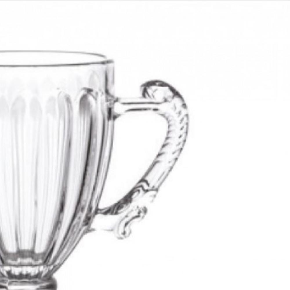 Jogo de Xicara de Cha Renaissance 6 Peças Cristal 200ml - 2