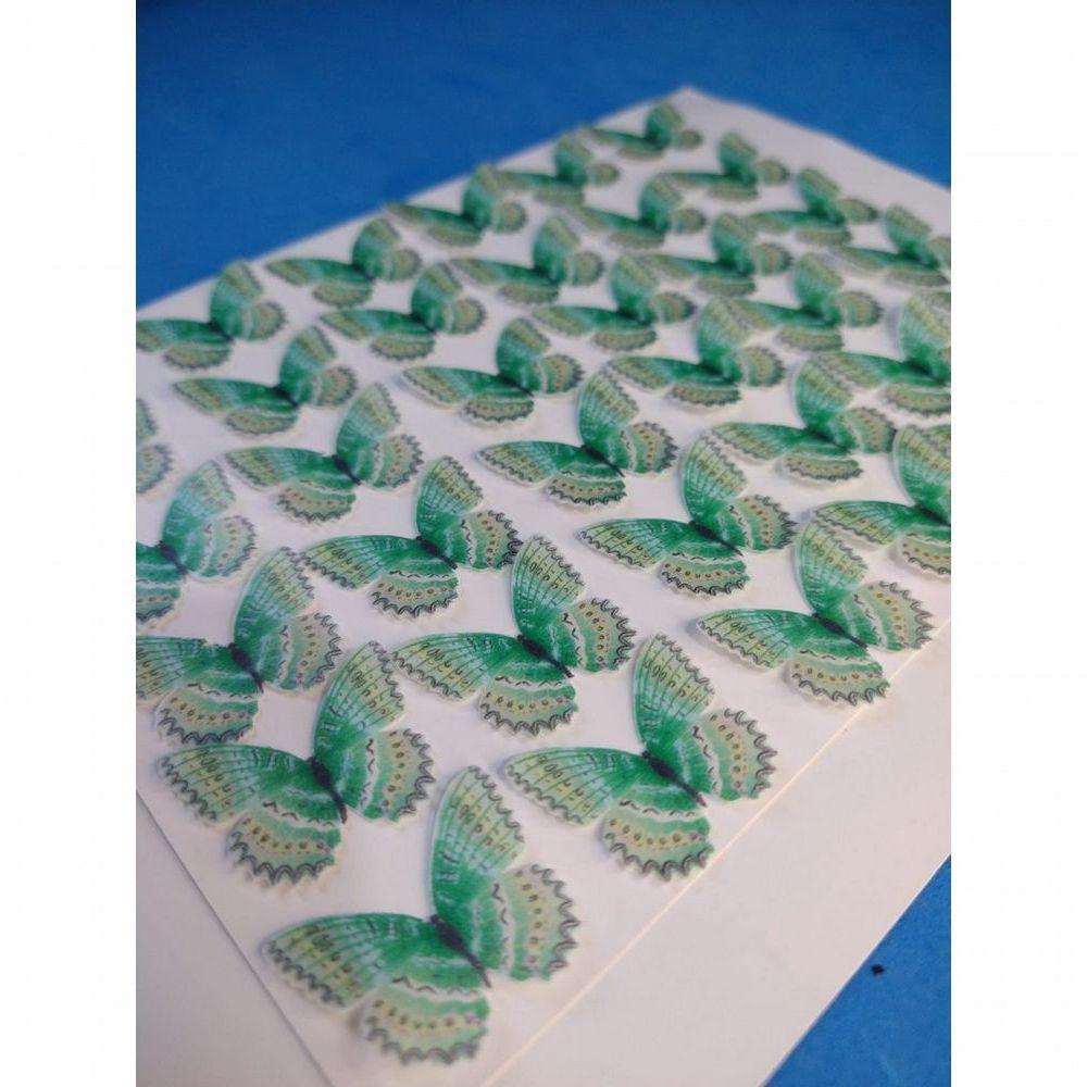 Borboleta Verde Mod 1( Kit Com 10 Un) - 1