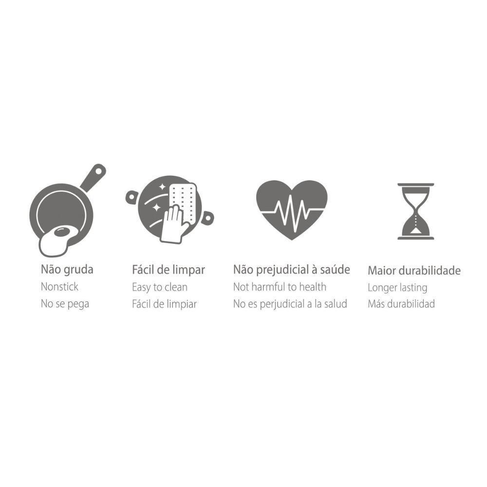 Assadeira Redonda Tramontina Alumínio Grafite 24 C - 7