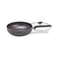 Wok Com Tampa 28 Cm 3,55 L Antiaderente Mineral Resist Cinza Linha Ceramic Life Preserve Cinza - 3