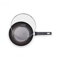 Wok Com Tampa 28 Cm 3,55 L Antiaderente Mineral Resist Cinza Linha Ceramic Life Preserve Cinza