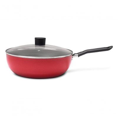 Wok Com Tampa Garlic - 4,1 L - Brinox 28 X 9 Cm Vermelho Brinox