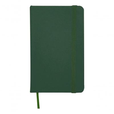 Caderneta Tipo Moleskine Anotações 13x8 S Pauta Envio Rápido Cor Verde