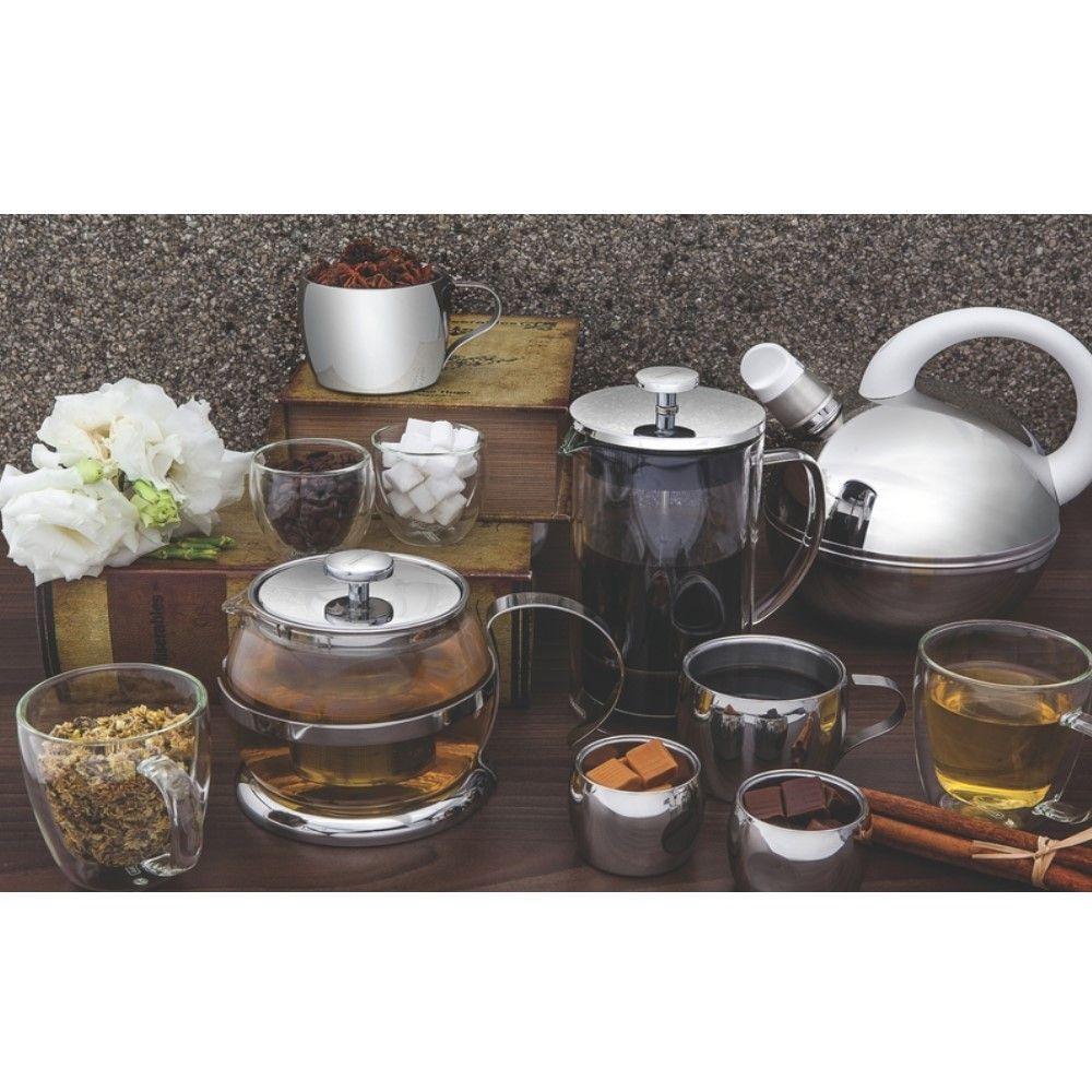 Conjunto De Xícaras Para Café E Chá Vidro Duplo Com Alças 2 Peças Tramontina - 3