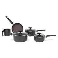 Conjunto De Panelas 5 Peças Antiaderente Mineral Resist Cinza Linha Ceramic Life Preserve Cinza - 2