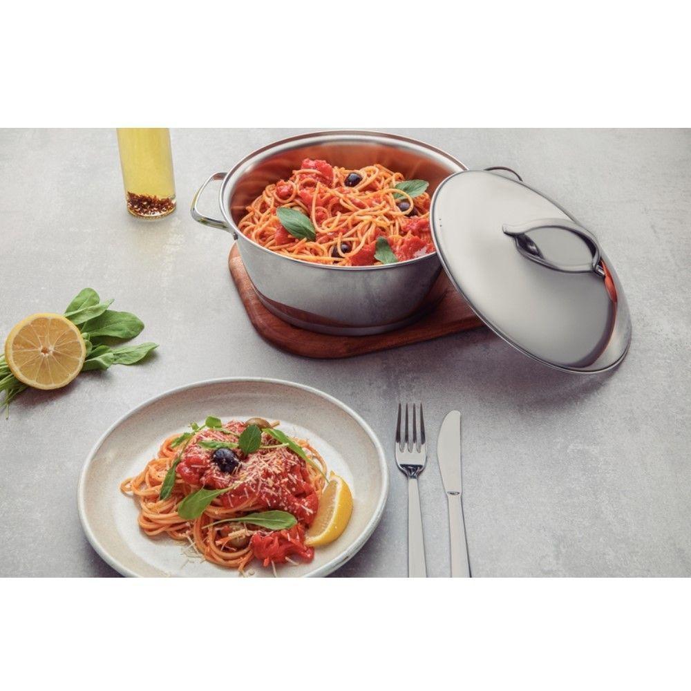 Jogo De Panelas 4 Peças + Cozi-vapore Allegra Em Aço Inox Fundo Triplo Tramontina - 3