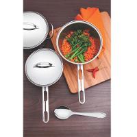 Jogo De Panelas 4 Peças + Cozi-vapore Allegra Em Aço Inox Fundo Triplo Tramontina - 2