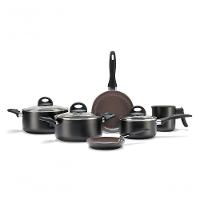 Jogo De Panelas 6 Peças - Ceramic Life Smart Plus Brinox Preto Brinox - 1