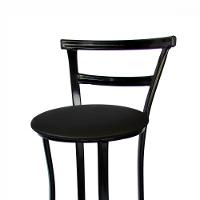 Banqueta Bar Prime 97cm X 42cm X 37 Cm Aço Preto Utilaço Preto - 3