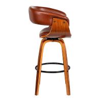 Banqueta Betim Base Madeira - Marrom - 2