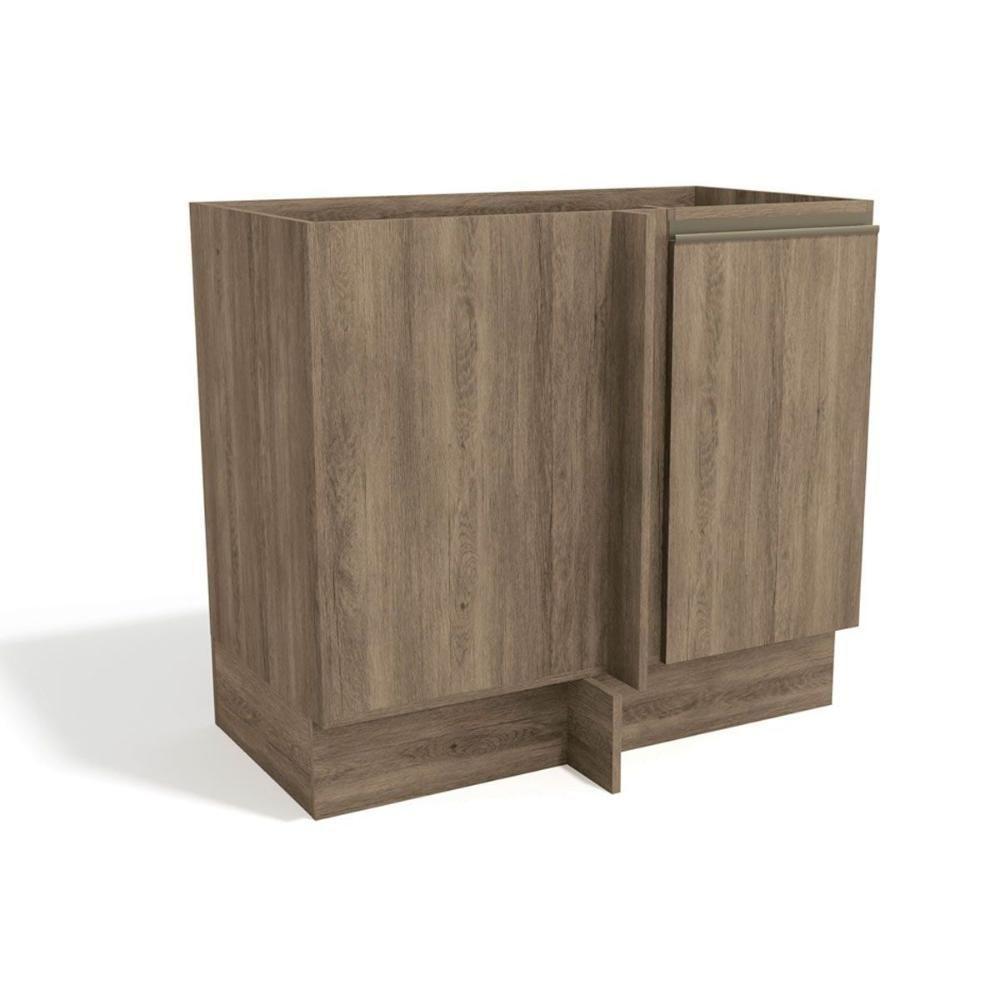 Módulo Cozinha Kappesberg Maxxi Balcão G748 Canto Reto 1 Porta s/ Tampo 98cm Nogal-Kappesberg - 1