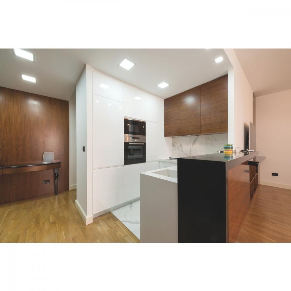 Plafon Led Quadrado De Sobrepor 1000 Lm 12W Bivolt 4000 - 2