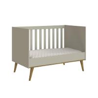 Berço Americano 3 Em 1 Retro Ludmila Off White Com Bétula Carolina Baby - 6