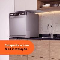 Lava Louça Brastemp 8 Serviços Inox Blf08bsbna Inox 127 V