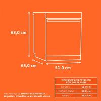 Lava Louça Brastemp 8 Serviços Inox Blf08bsbna Inox 127 V - 8