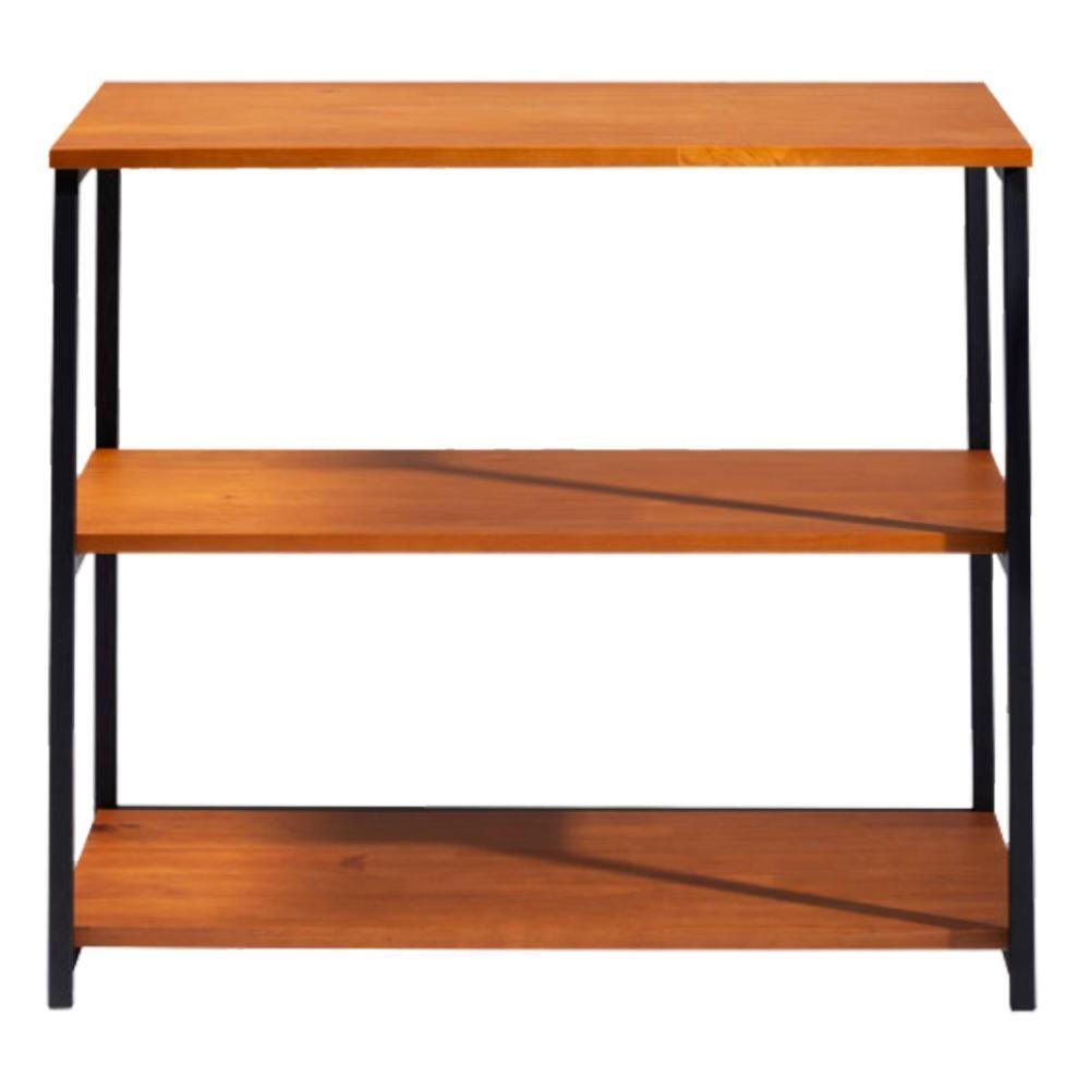 Aparador Para Sala Base Aço Preto I21 Mell Madeira Taeda Dmobiliario Mell - 1