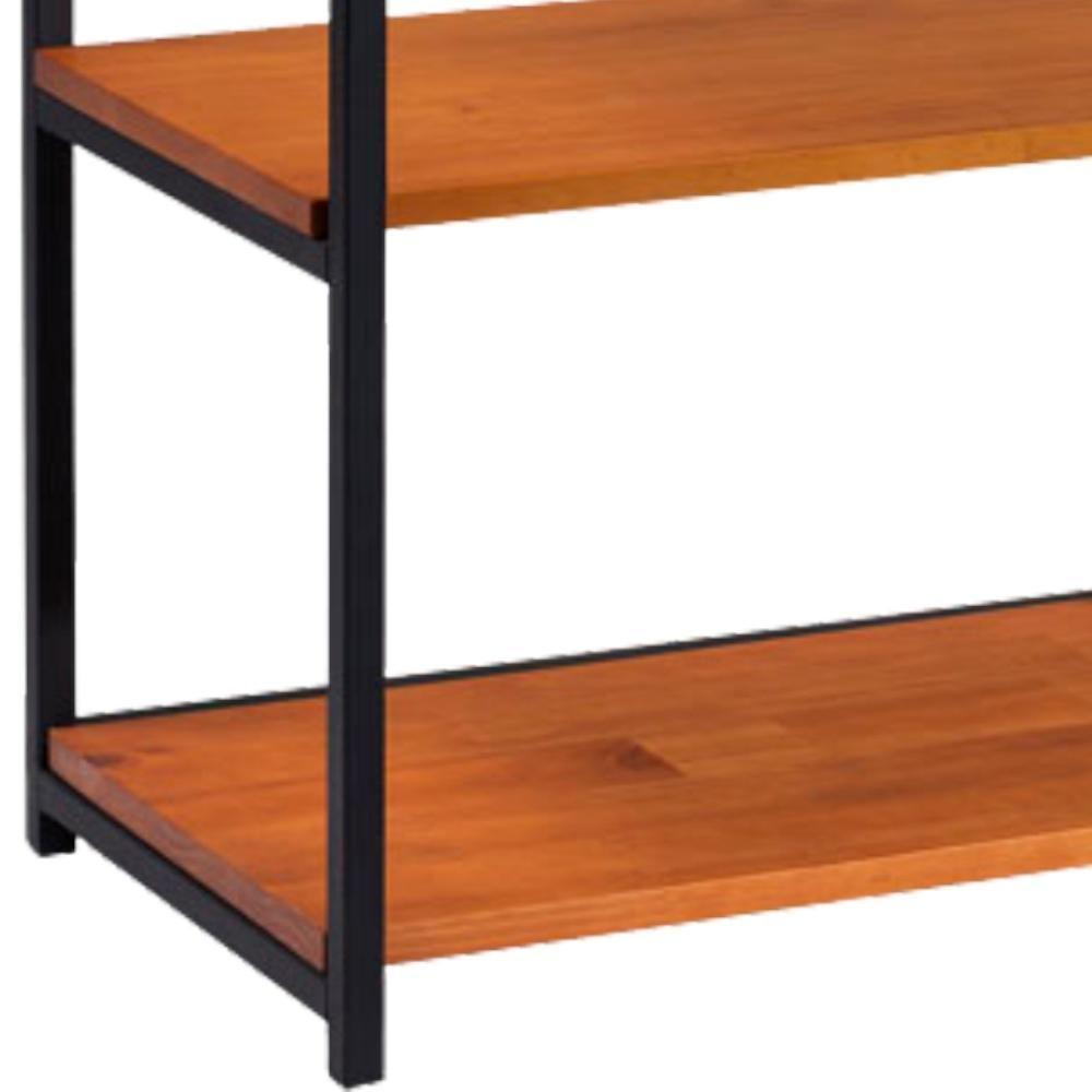 Aparador Para Sala Base Aço Preto I21 Mell Madeira Taeda Dmobiliario Mell - 5