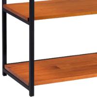 Aparador Para Sala Base Aço Preto I21 Mell Madeira Taeda Dmobiliario Mell - 5