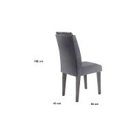 Mesa Alvorada 180 Tp Mdf Vidro Canto Reto 6 Cadeiras Rufato Veludo Creme/off White/imbuia/serig. Off - 5