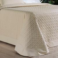 Cobre Leito Madri Percal 200 Fios 100% Algodão King 03 Peças - Caqui - 2