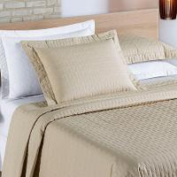 Cobre Leito Madri Percal 200 Fios 100% Algodão King 03 Peças - Caqui - 5