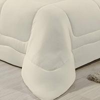 Edredom Dupla Face 100% Algodão Malha Solteiro Gran Moratta 01 Peça - Vermelho- Palha - 3