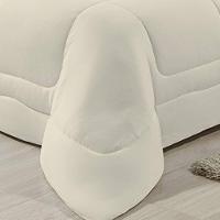 Edredom Dupla Face 100% Algodão Malha King Gran Moratta 01 Peça - Palha- Marrom - 2