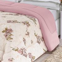 Edredom Dupla Face King Quality 01 Peça - Geométrico Rosê - 3
