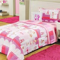 Edredom Estampado Infantil Kids Solteiro 01 Peça - Balet - 1