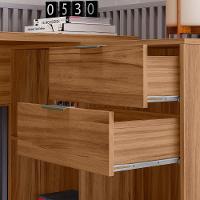 Mesa Para Computador Com 2 Gavetas Office Nt2060 Notável Freijó - 2