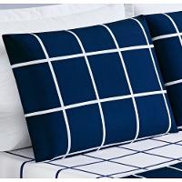 Jogo De Cama Com Lençol De Cima 200 Fios Austin King 04 Peças - Marinho - 2