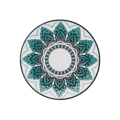 Jogo De Pratos Sobremesa Em Porcelana Coup Com 6 Peças 21cm Oxford Serene