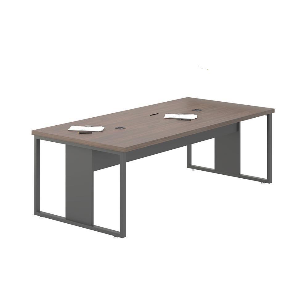 Mesa Reunião C- Painel Para Tv Monitor - Freijó E Preto Freijó E Preto - 5