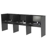 Mesa De Atendimento Escritório Call Center 3 Lugares - 1