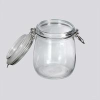 Jogo 2 Potes Hermético Vidro Redondo Com Super Trava 830ml - 8